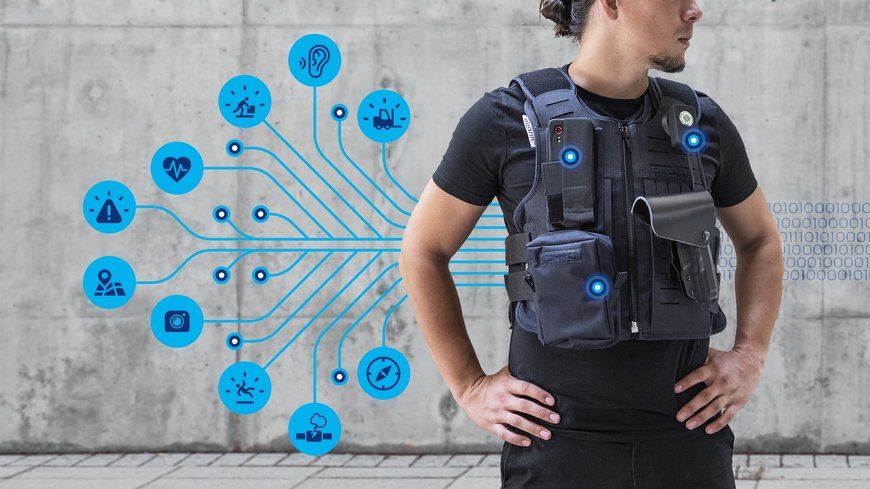 World first: SOS Cash & Value's security guards reinforce their mission’s safety and security by equipping themselves with Wearin’s high-tech vest with environmental and biometric sensors